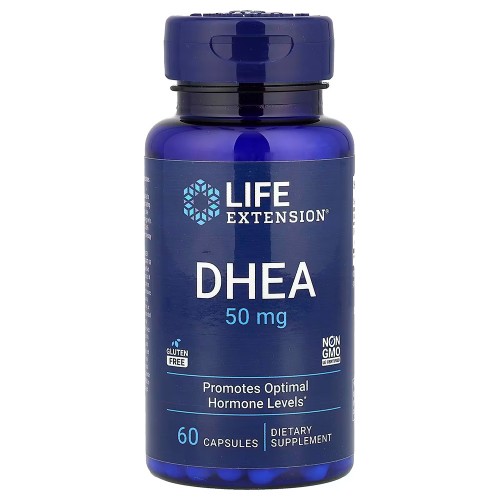 Life Extension, DHEA, 50 мг, 60 капсул
